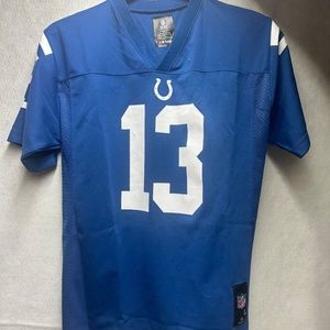 Indianapolis Colts Blue NFL #13 TY Hilton Size Youth Large Jersey